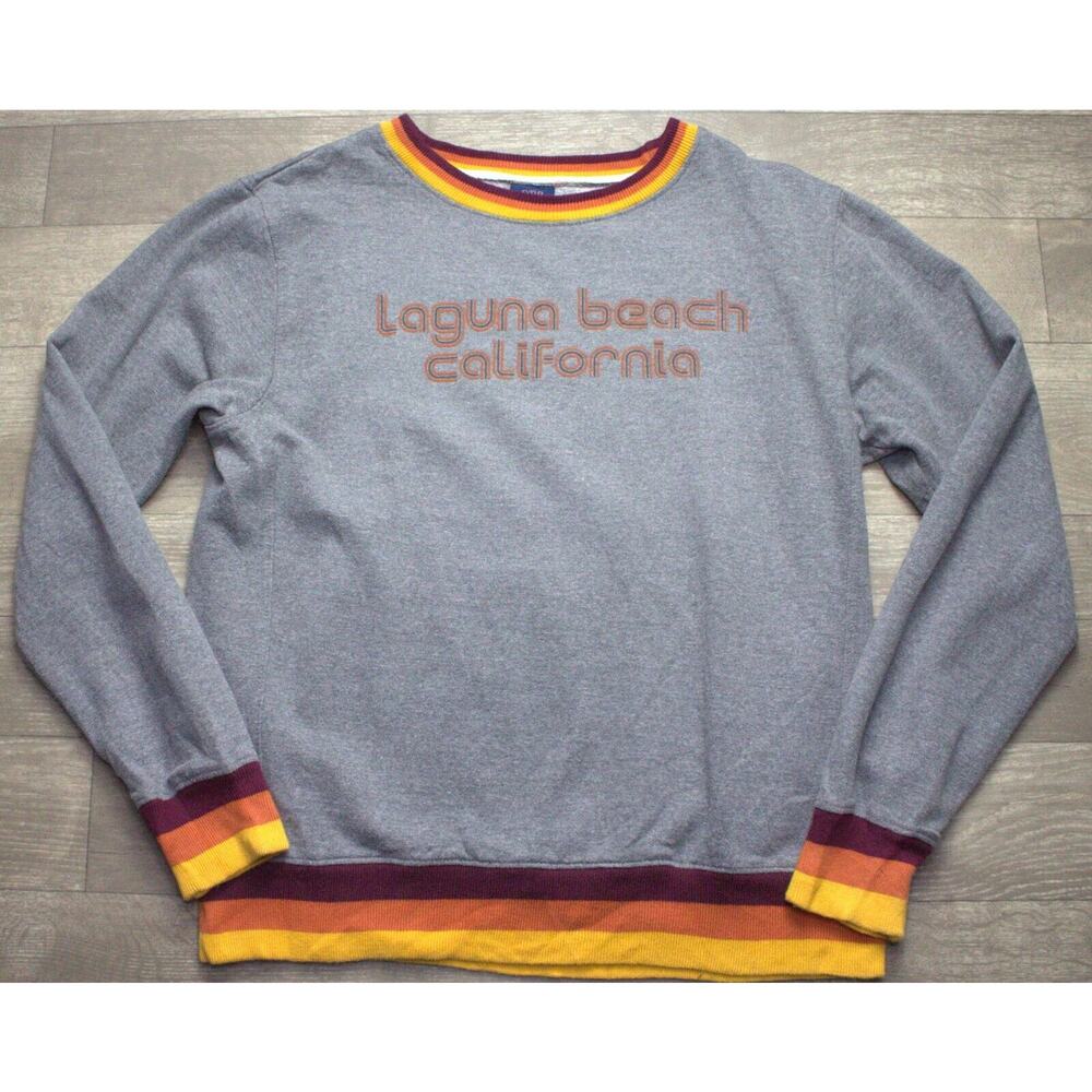MV Sport Laguna Beach California Graphic Sweatshirt Unisex M Retro Surf